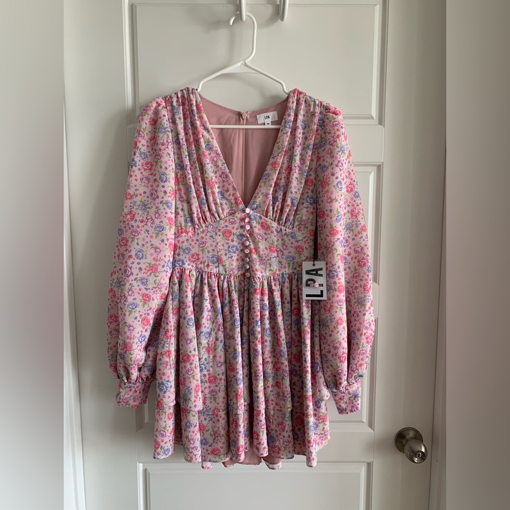 LPA Iga Dress in Devon Floral XS Never Worn with Original Tags